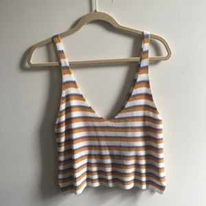 Cropped Knit Tank